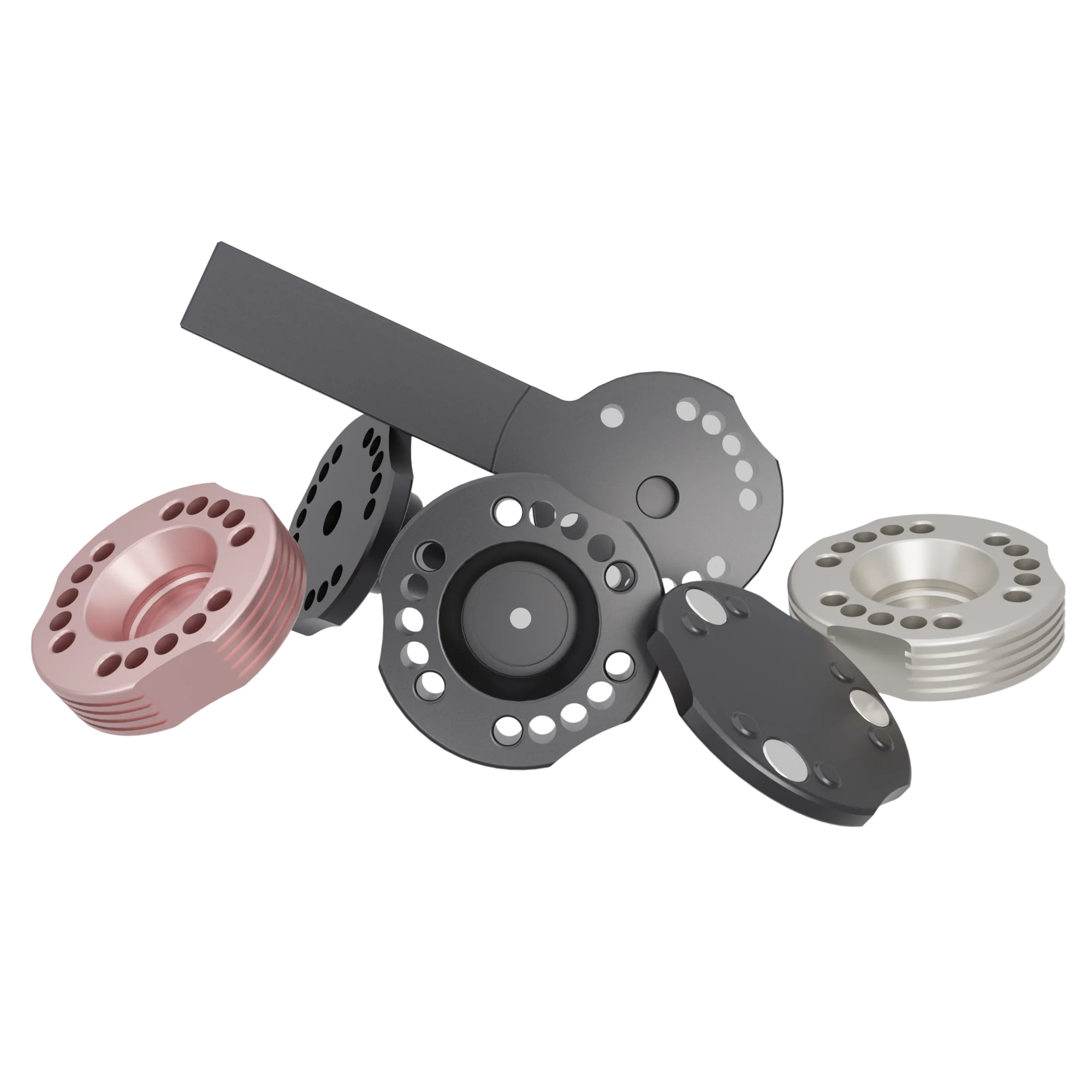 Full Packa ecosystem — multiple colorways and components